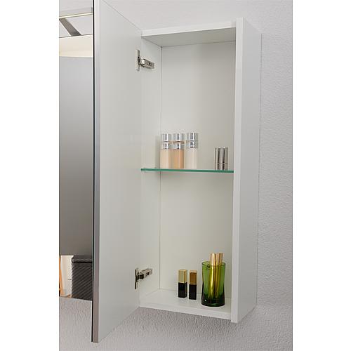 Mirror cabinet with LED lighting, 850 mm width Anwendung 5