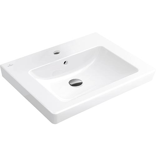 WB Subway 2.0,white, with overflow and tap hole LxW 470x650mm