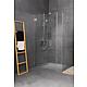 Farfalla corner shower cubicle, 1 hinged door and 1 side panel with stabilising rod Anwendung 9