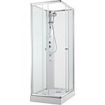 Complete shower Basic, 2 sliding doors and 2 glass fixtures