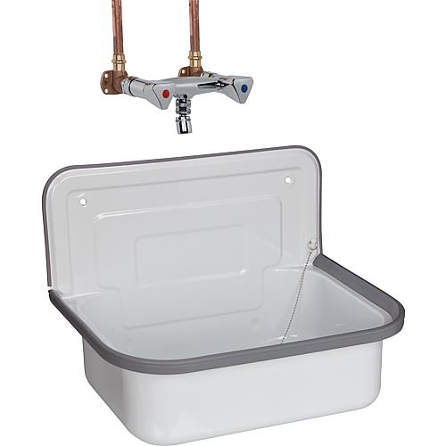 Twin-handle mixer utility sink chrome Standard 2