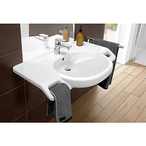 Washbasin O.Novo Vita, with handles (wheelchair accessible)