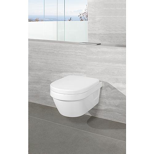 Toilet combi-pack Architectura, round, rimless