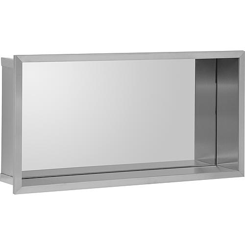 Stainless steel wall installation niche, open 600 Standard 2