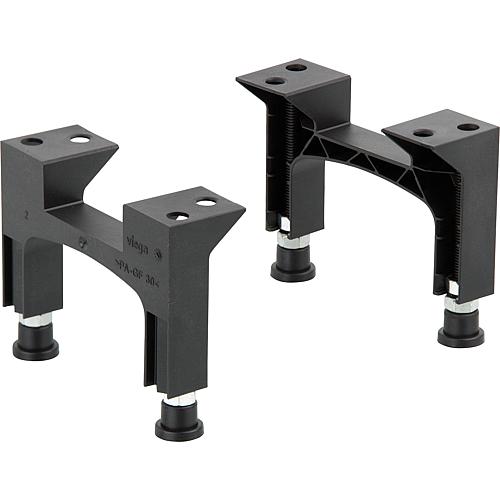 Advantix adjustable foot set for shower channel, model 4982.90 Height 95-160mm