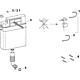 Flush-mounted cistern Mepa model R11 Sanicontrol