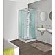 Complete shower Basic, 2 sliding doors and 2 glass fixtures Anwendung 3