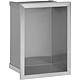 Stainless steel wall installation niche, open 200 Standard 2