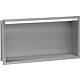 Stainless steel wall installation niche, open 600, LED lighting Standard 1