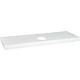 Console ELENG blanc mat 1x coupe vasque, 1 trou de robinet 1400x80x510 mm