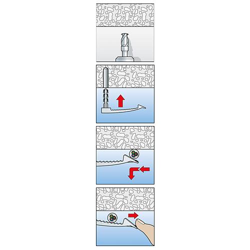 Kabelbügel ohne Dübel Anwendung 4