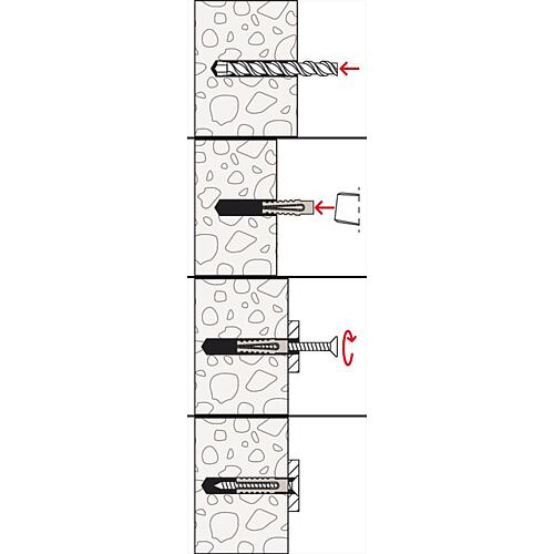 fischer Metallspreizdübel Anwendung 4