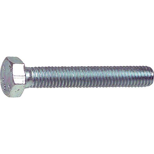 Hex bolts, M12, galvanised, 8.8, DIN 933 / ISO 4017
