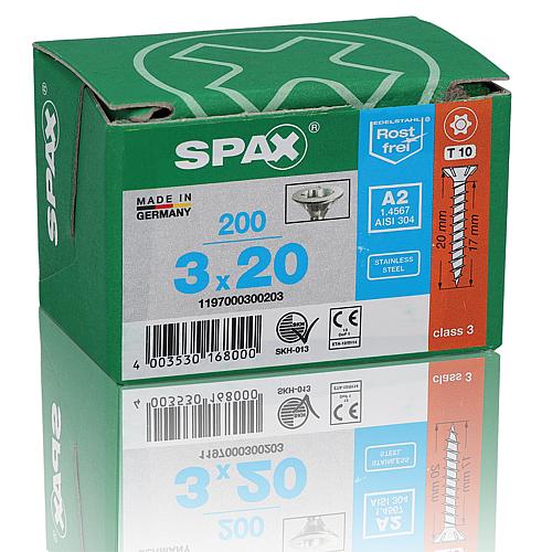 SPAX® Universalschraube, Gewinde-ø d1: 3,0 mm, Kopf-ø: 6,0 mm, Standardverpackung