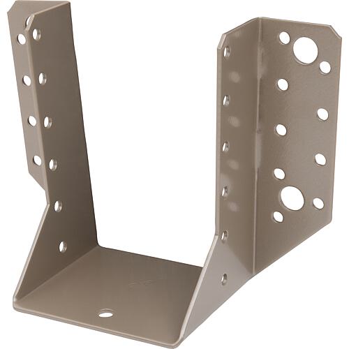 Beam bracket DURAVIS® 80 x 120 mm, type A, material: Steel, sendzimir-galvanised, surface: pearl beige RAL 1035