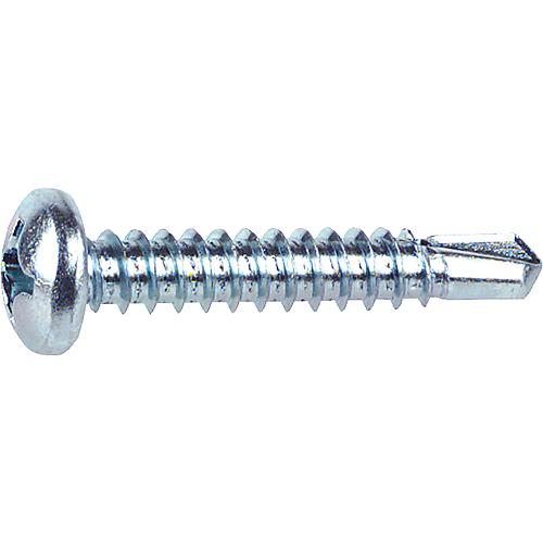 Rounded-head cross slot drill screws, small packaging Standard 1