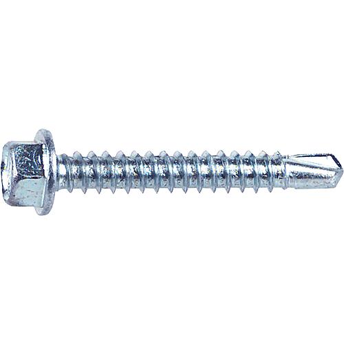 Hexagonal head drilling screws, stainless steel A2 Standard 1