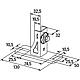 Sattelflansch SF Clix 31, zu Montageschiene FLS Anwendung 1