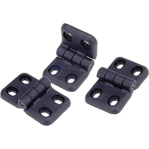 Plastic hinges KIPP with slotted holes Standard 1