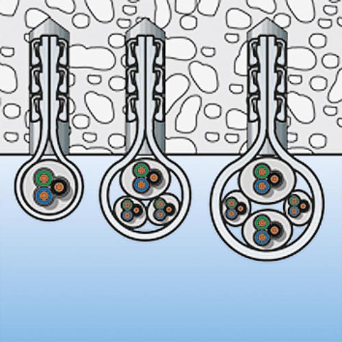fischer Steckfix Plus cable loop line protection Anwendung 6
