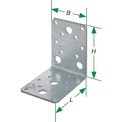 Winkelverbinder, feuerverzinkt, Typ SXAB Anwendung 1