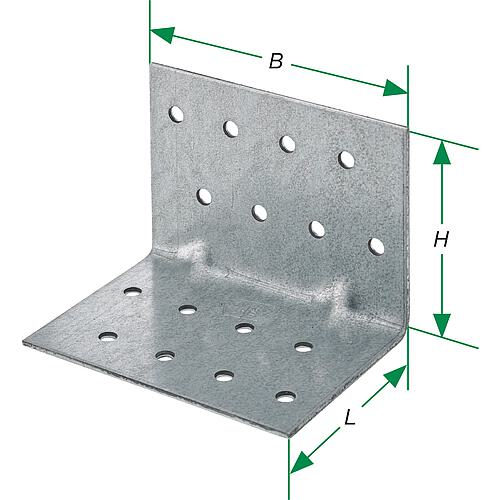 Angled connector, hot-dip galvanised, type SXAF Anwendung 1