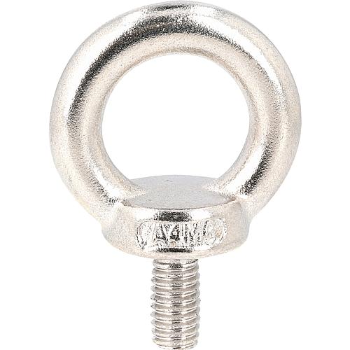 Ring screw, stainless steel A4 Standard 1