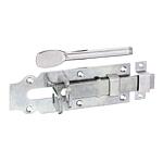 Stable door lock bolt with flat handle