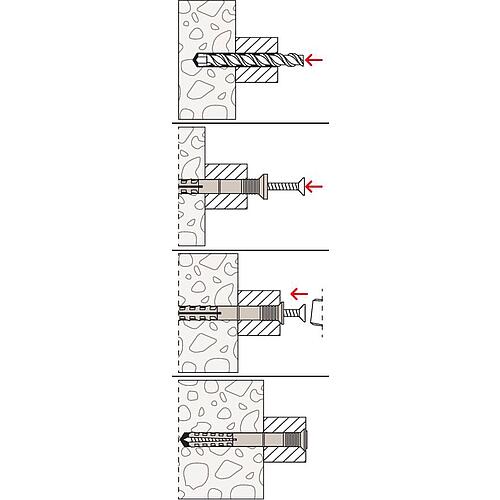 fischer Nageldübel N-SA2 Anwendung 2