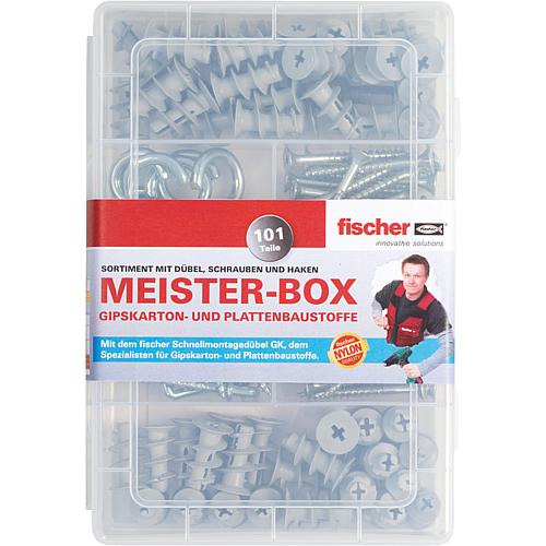 Dübel-, Schrauben- und Hakensortiment Meister-Box GK Standard 1