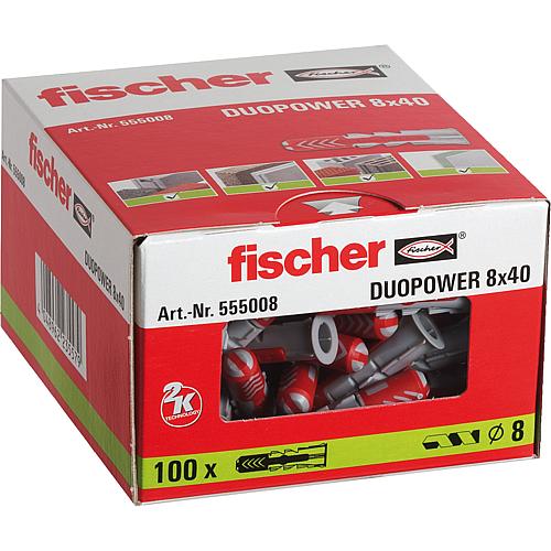 Fischer promo pack wall plug DUOPOWER 8 x 40