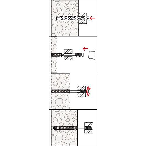 Vis d´écartement ASL, galvanisée Anwendung 5