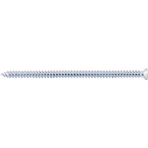 Window frame screw FFS (plastic, aluminium) galvanised, dull thread with flat countersunk head