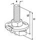 Boulon FHS CLICK S, galvanisé, pour rail de montage MS et FUS