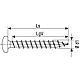 SPAX® Universalschraube, Gewinde-ø d1: 4,0 mm, Kopf-ø: 8,0 mm, Standardverpackung Standard 3