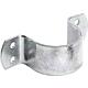 Pipe clamp for Ø 57.0 mm and 2 1/4”, 40 mm wide, galvanised, thick-film passivated