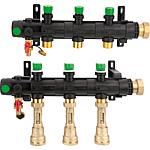 Plastic brine manifold model 2060 for heat pumps with ground collectors