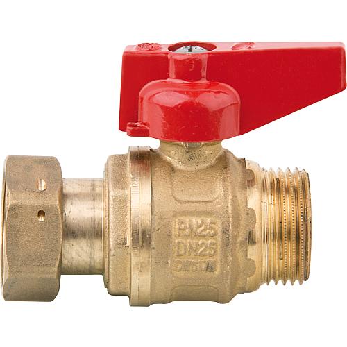 Shut-off ball valve with union nut Standard 1