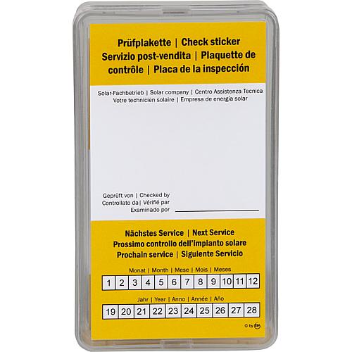 Test sticker - solar Accessories for solar testing case PU 12 units