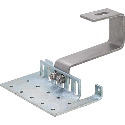 Universal roof hook for tiled roofs