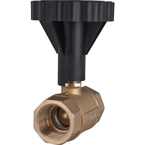 Ball valves with check valve and thermometer Standard 3