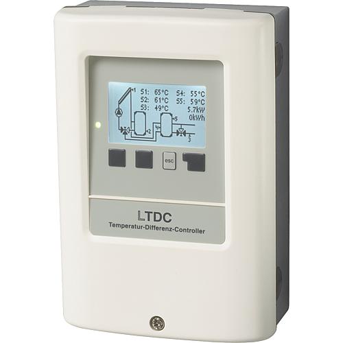 Temperature differential controller LTDC-V4, remote control Standard 1