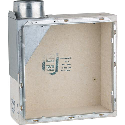 Ventilation housing flush-mounted model U Standard 1