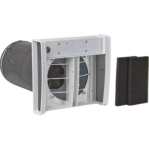 KWL fan unit ego with heat recovery for functional spaces (V = up to 45 m³/h) Anwendung 2