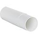 Telescopic pipe white, 100mm