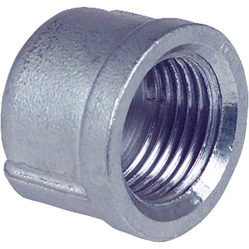 Stainless steel threaded fitting round cap (IT) Standard 1