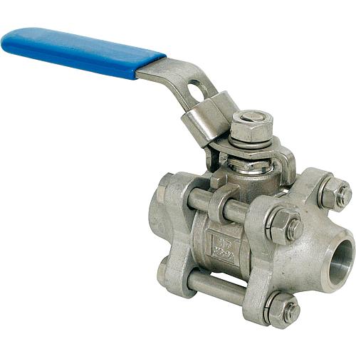 Shrink-wrapped ball valve made of stainless steel Standard 1