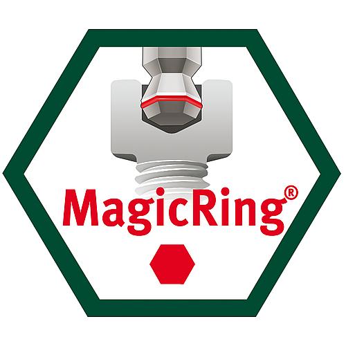 Hex ball head socket wrench, long with MagicRing®